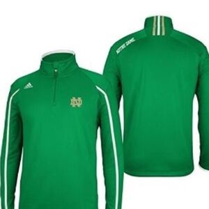 Adidas Notre Dame Fighting Irish Embroidered Performance Jacket NCAA College XS